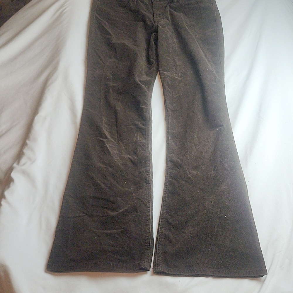 Eddie Bauer Corduroy Flare Pants Brown Women's Size 10